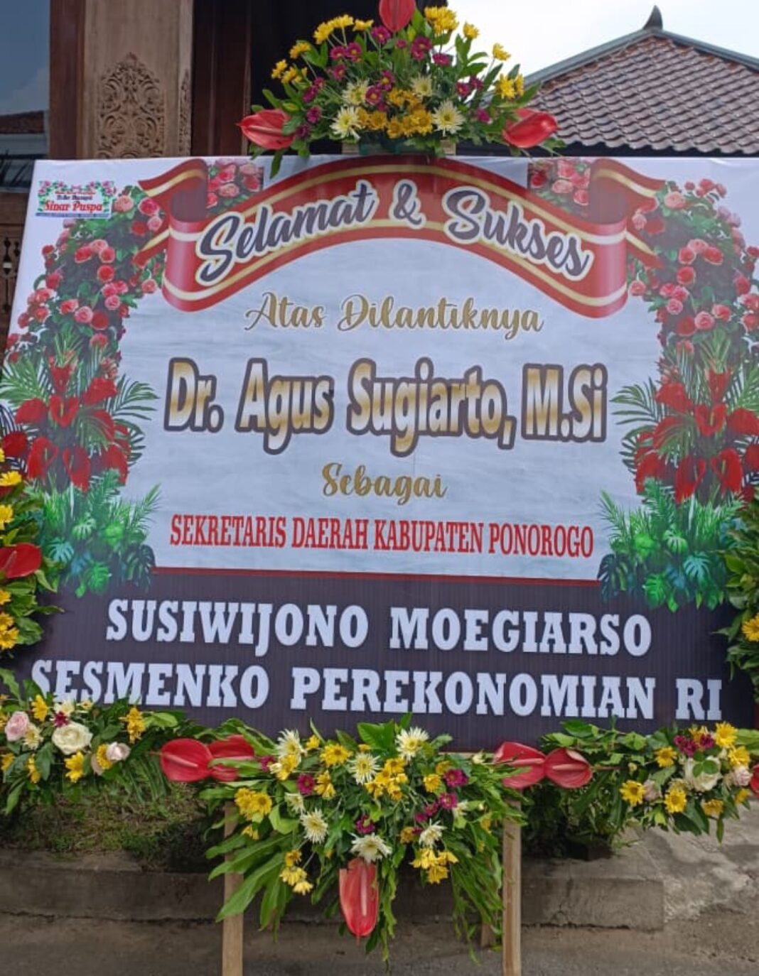 KELUARGA BESAR PENA JIWA , MENGUCAPKAN SELAMAT & SUKSES ATAS TERPILIHNYA,DR AGUS SUGIARTO,MSI SEBAGAI SEKDA PONOROGO