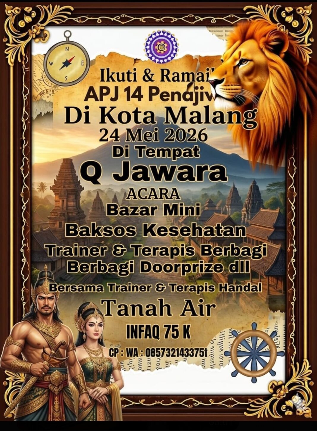 JOSS JISS ! APJ 14 KOTA MALANG, HBH & HUT KE 4 PENA JIWA BERTABUR BINTANG