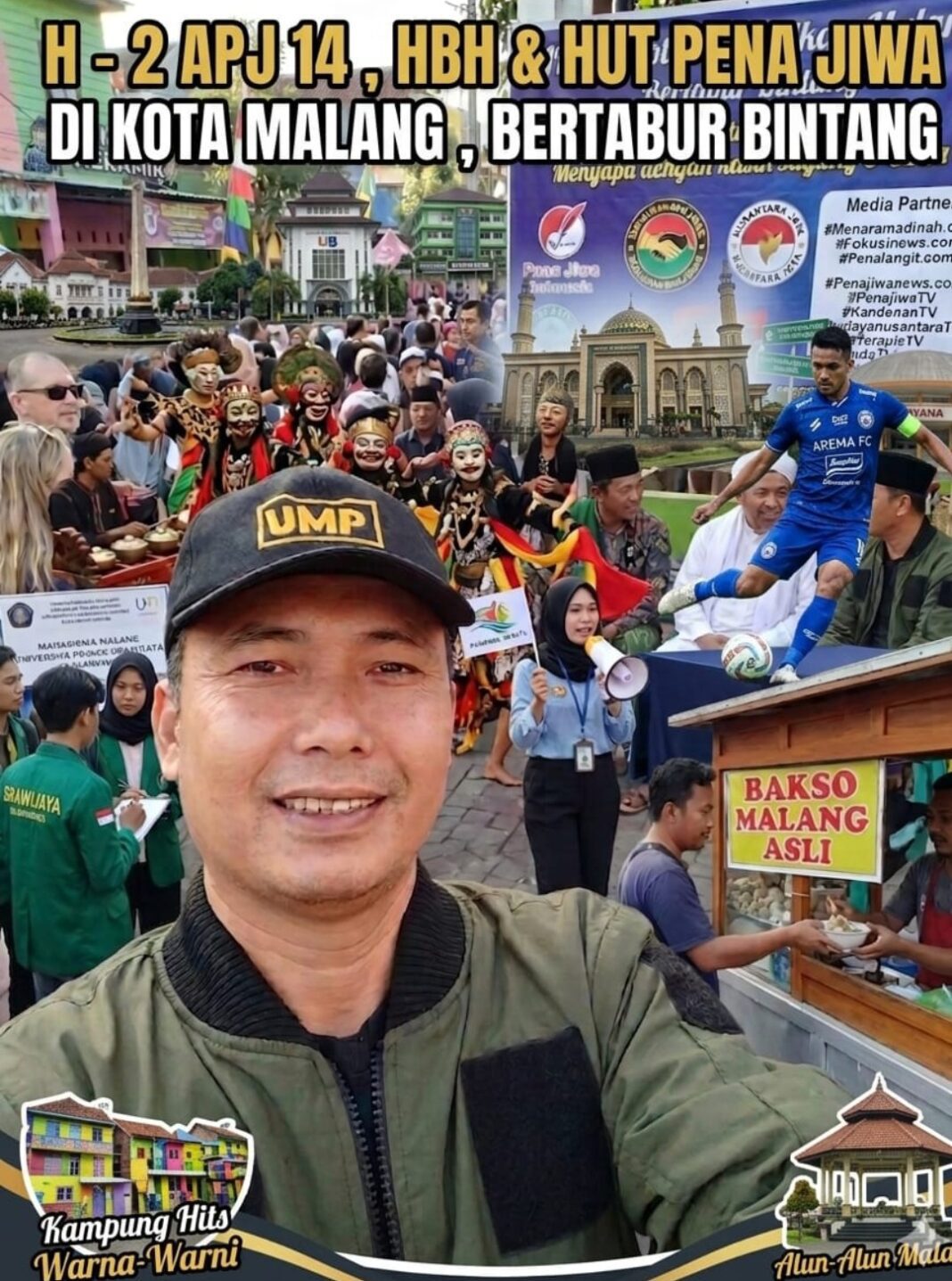 H – 2 APJ 14 , PARA TRAINER & TERAPIS DARI BERBAGAI KOTA, SEMANGAT MENUJU ARENA APJ 14 KOTA PENDIDIKAN MALANG