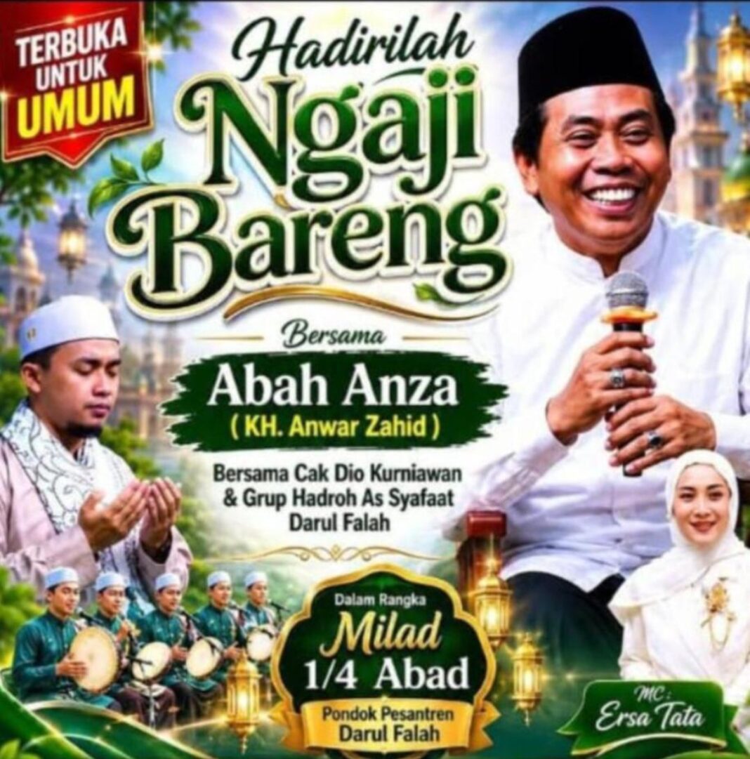 RIBUAN JAMAAH PADATI HALAMAN PONPES DARUL FALAH, DI ACARA MILADNYA DENGAN MENGUNDANG K H. ANWAR ZAHID BOJONEGORO RIBUAN JAMAAH PADATI HALAMAN PONPES DARUL FALAH, DI ACARA MILADNYA DENGAN MENGUNDANG K H. ANWAR ZAHID BOJONEGORO
