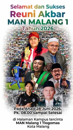 REUNI AKBAR MAN 1 MALANG 2026 , BERTABUR BINTANG REUNI AKBAR MAN 1 MALANG 2026 , BERTABUR BINTANG