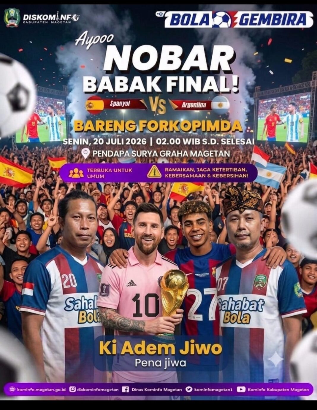 NOBAR GEMBIRA, EFORIA KEGEMBIRAAN, RAJUT PERSATUAN DALAM FINAL PIALA DUNIA 2026 NOBAR GEMBIRA, EFORIA KEGEMBIRAAN, RAJUT PERSATUAN DALAM FINAL PIALA DUNIA 2026