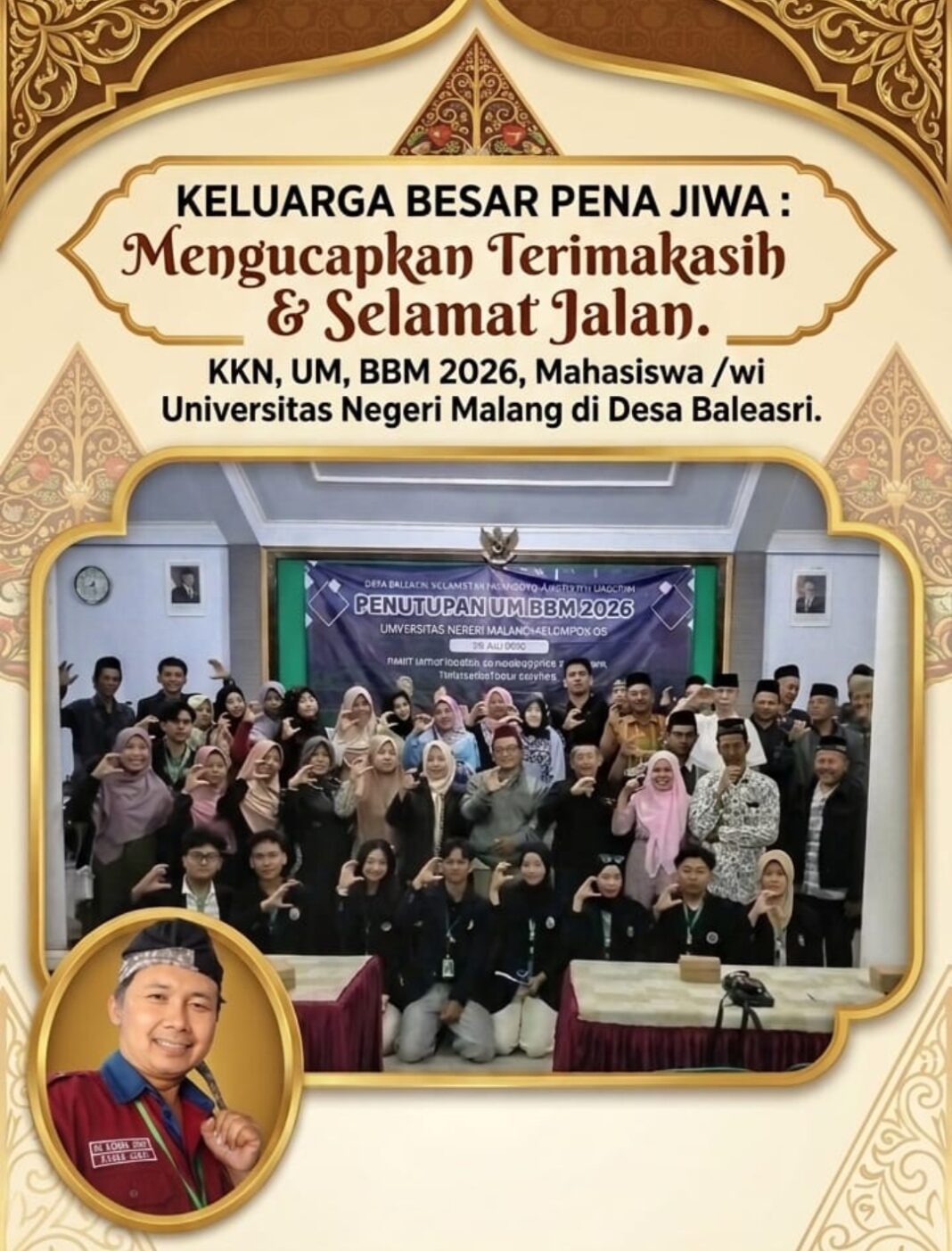 PENUTUPAN UM BBM 2026, UNIVERSITAS NEGERI MALANG – KELOMPOK 03,Di DESA BALEASRI PENUTUPAN UM BBM 2026, UNIVERSITAS NEGERI MALANG – KELOMPOK 03,Di DESA BALEASRI