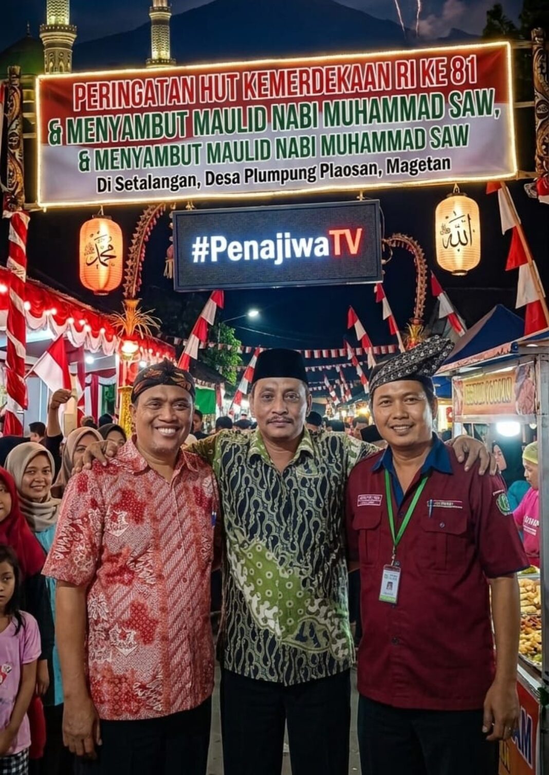MBAH JOYO KOBARKAN SEMANGAT KEMERDEKAAN, DI ACARA HUT RI & MENYAMBUT MAULID NABI DI SETALANGAN DESA PLUMPUNG MBAH JOYO KOBARKAN SEMANGAT KEMERDEKAAN, DI ACARA HUT RI & MENYAMBUT MAULID NABI DI SETALANGAN DESA PLUMPUNG