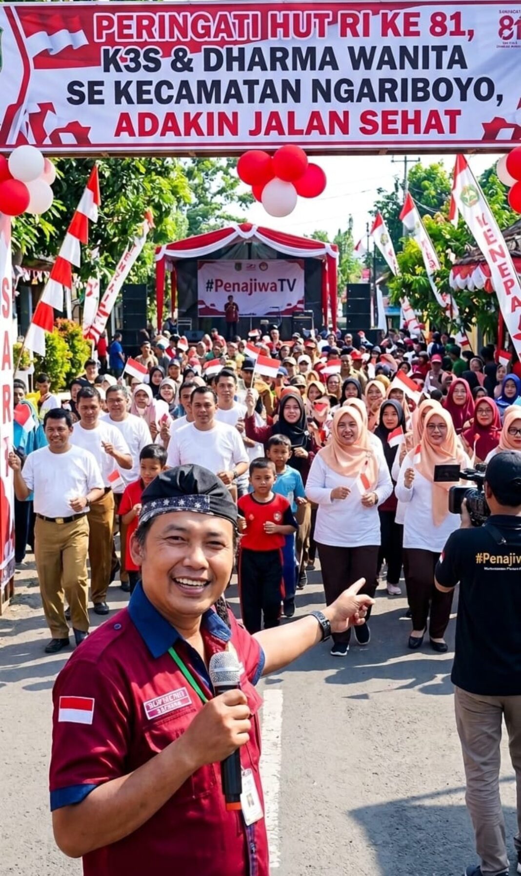 PERINGATI HUT RI KE – 81 , K3S & DHARMA WANITA SE – KECAMATAN NGARIBOYO, ADAKAN JALAN SEHAT PERINGATI HUT RI KE – 81 , K3S & DHARMA WANITA SE – KECAMATAN NGARIBOYO, ADAKAN JALAN SEHAT