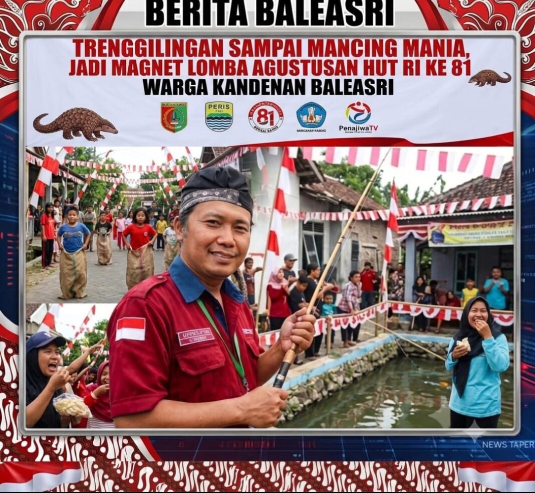 TRENGGILINGAN, SAMPAI MANCING MANIA JADI MAGNET LOMBA AGUSTUSAN, HUT RI KE 81 WARGA KANDENAN – BALEASRI TRENGGILINGAN, SAMPAI MANCING MANIA JADI MAGNET LOMBA AGUSTUSAN, HUT RI KE 81 WARGA KANDENAN – BALEASRI