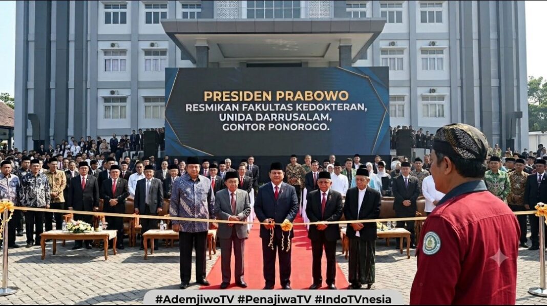 PRESIDEN PRABOWO, RESMIKAN FAKULTAS KEDOKTERAN, UNIDA GONTOR PONOROGO PRESIDEN PRABOWO, RESMIKAN FAKULTAS KEDOKTERAN, UNIDA GONTOR PONOROGO