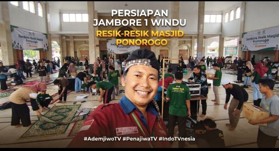 PERSIAPAN JAMBORE 1 WINDU RESIK MASJID PONOROGO, ADAKAN KONSOLIDASI PERSIAPAN JAMBORE 1 WINDU RESIK MASJID PONOROGO, ADAKAN KONSOLIDASI