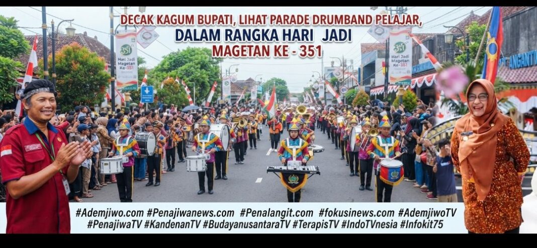 DECAK KAGUM BUPATI, LIHAT ATRAKSI PARADE BAND PELAJAR, HARI JADI KE – 351 MAGETAN DECAK KAGUM BUPATI, LIHAT ATRAKSI PARADE BAND PELAJAR, HARI JADI KE – 351 MAGETAN